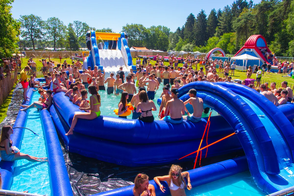 Sunrise festival camping
